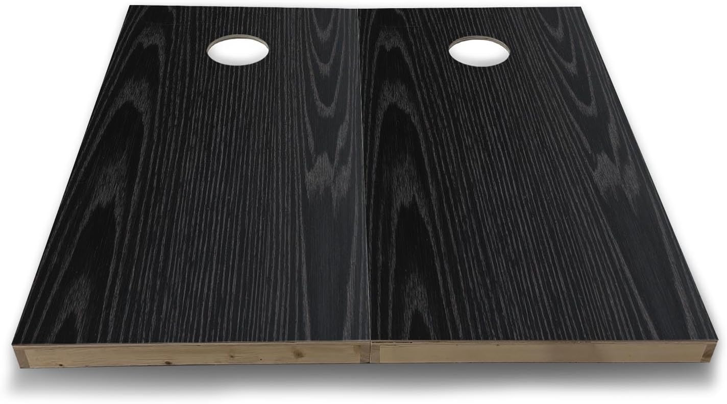 Cornhole Solutions Lightweight Cornhole Boards – Official Regulation 2x4 ft Cornhole Game Set, Wooden Design, 8 Playing Bags, Carrying Case & Tote