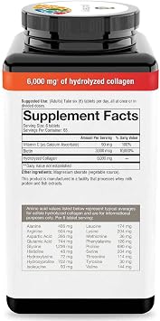 Youtheory Collagen Plus Biotin, 390 Tablets (3 Pack)