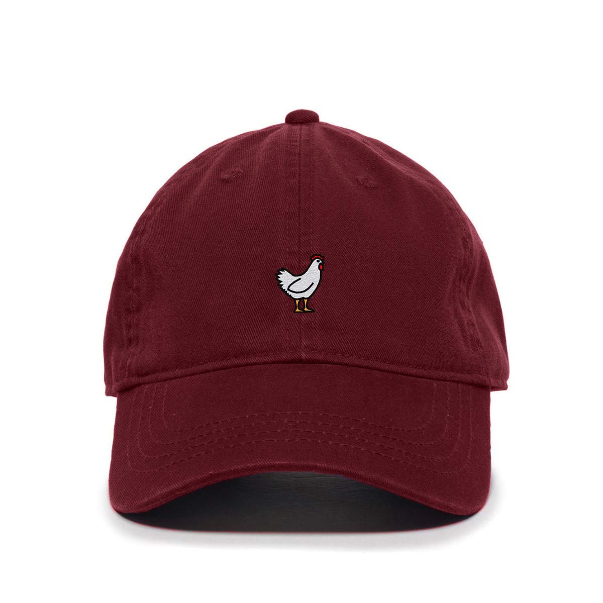 Tech Design Chicken Embroidered Baseball Cap Cotton Adjustable Dad Hat