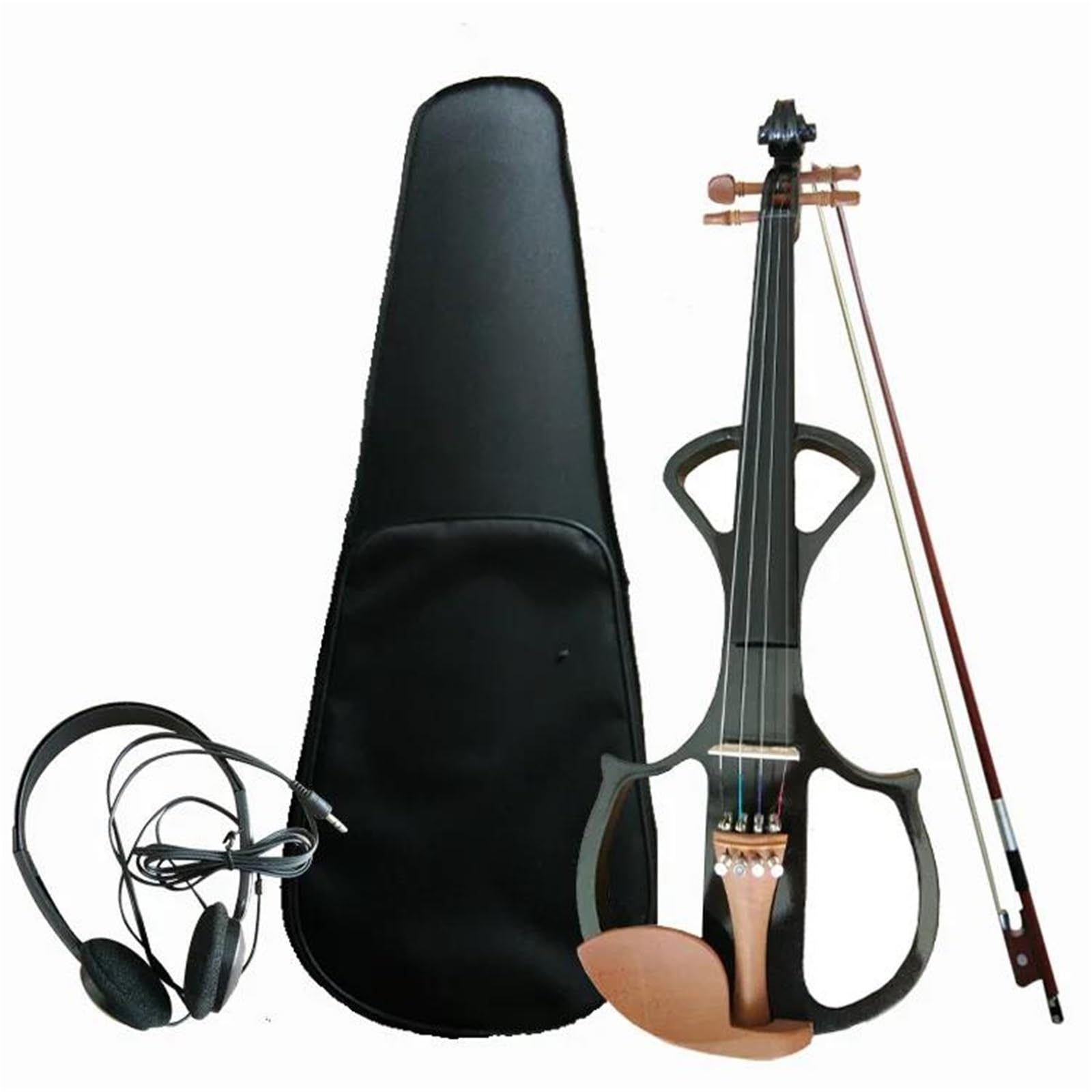 Violino Elettrico Di Livello Professionale 4/4 Violino Principianti | Realizzato a mano in legno di giuggiola