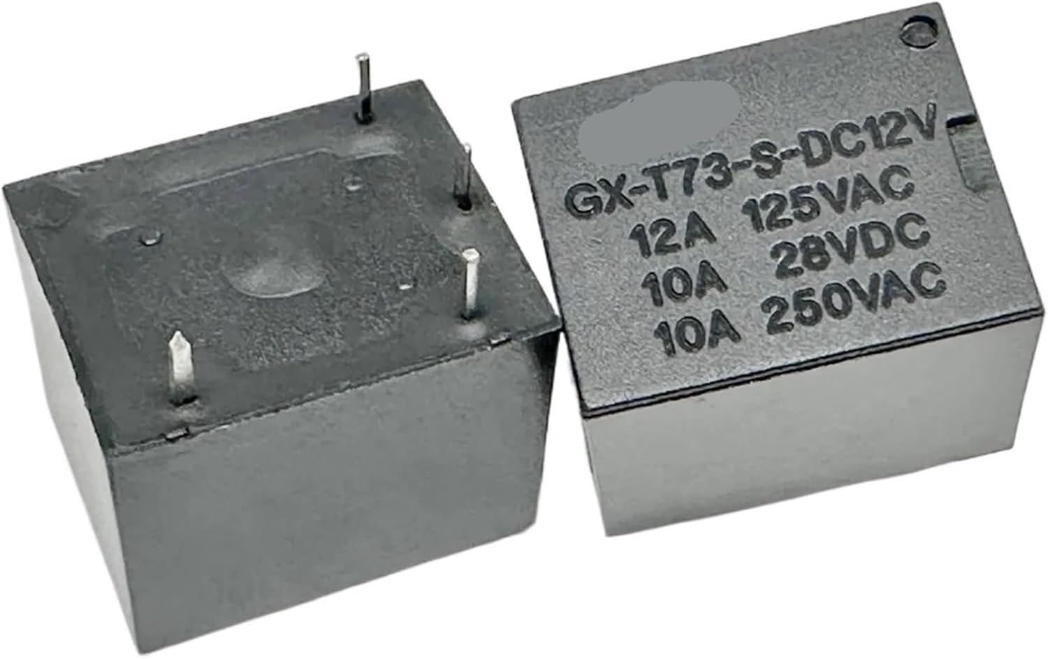 GX-T73-S-DC12V (T73-1A-12V-10A) Relay 4 pins