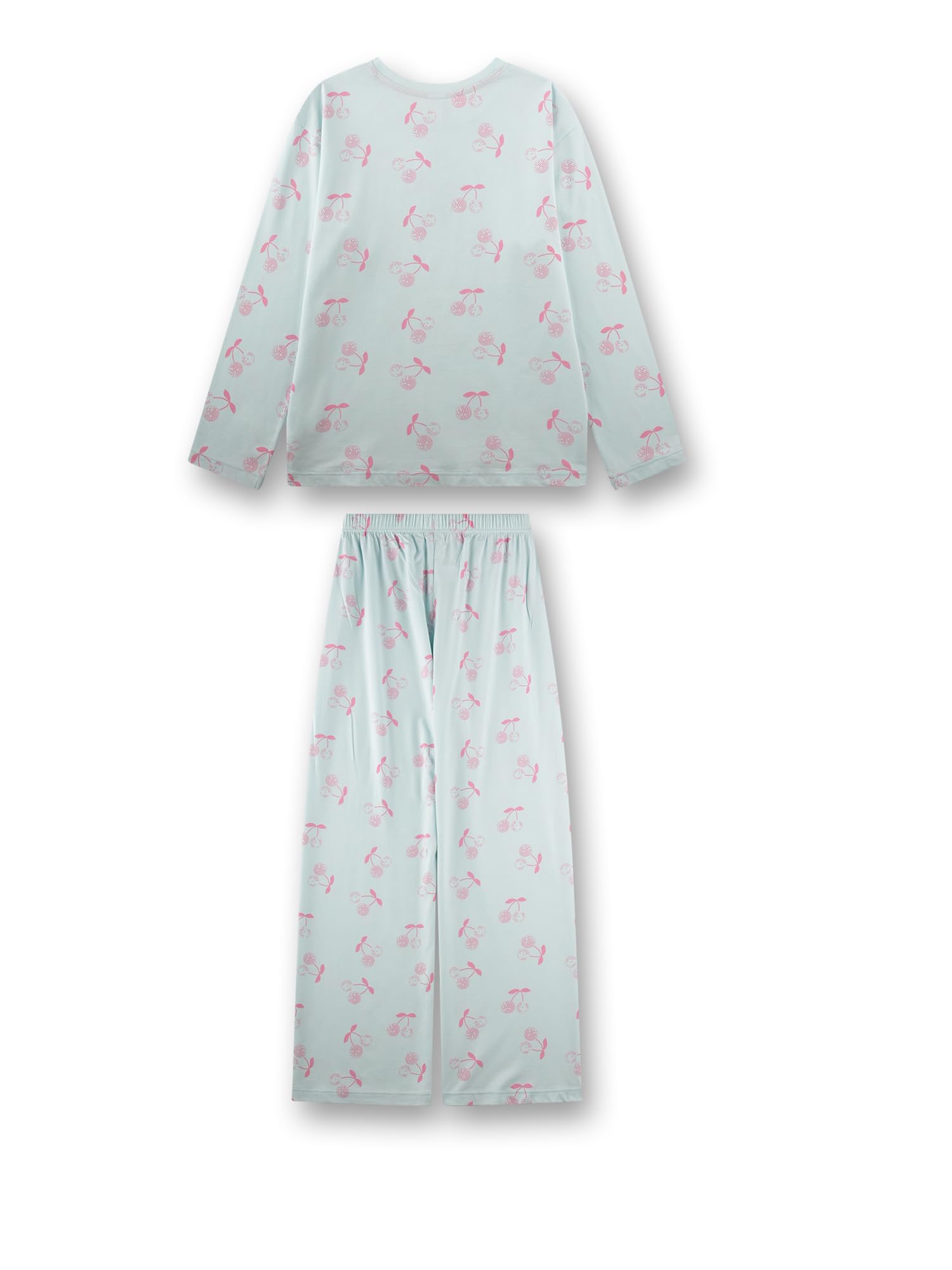 Sanetta 246080 Juego de Pijama, Verde Claro, 164 cm para Niñas