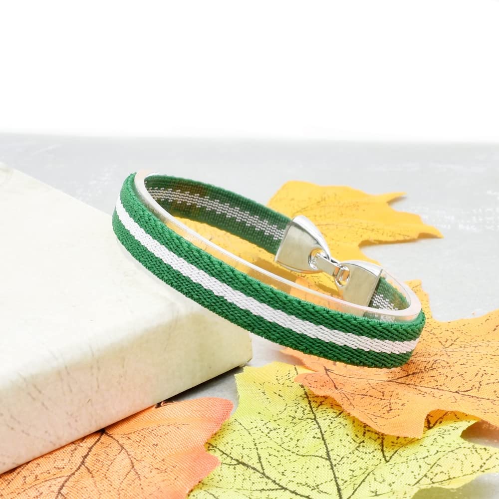 BDM Pulsera y Llavero Bandera Andalucía, Cinta Elástica Andaluza