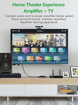 HDMI Audio Extractor 8K 60Hz 4K 120Hz 7.1CH/5.1CH/2CH Stereo Extractor Converter Optical TOSLINK SPDIF + 3.5mm Audio Splitter Adapter (8K)