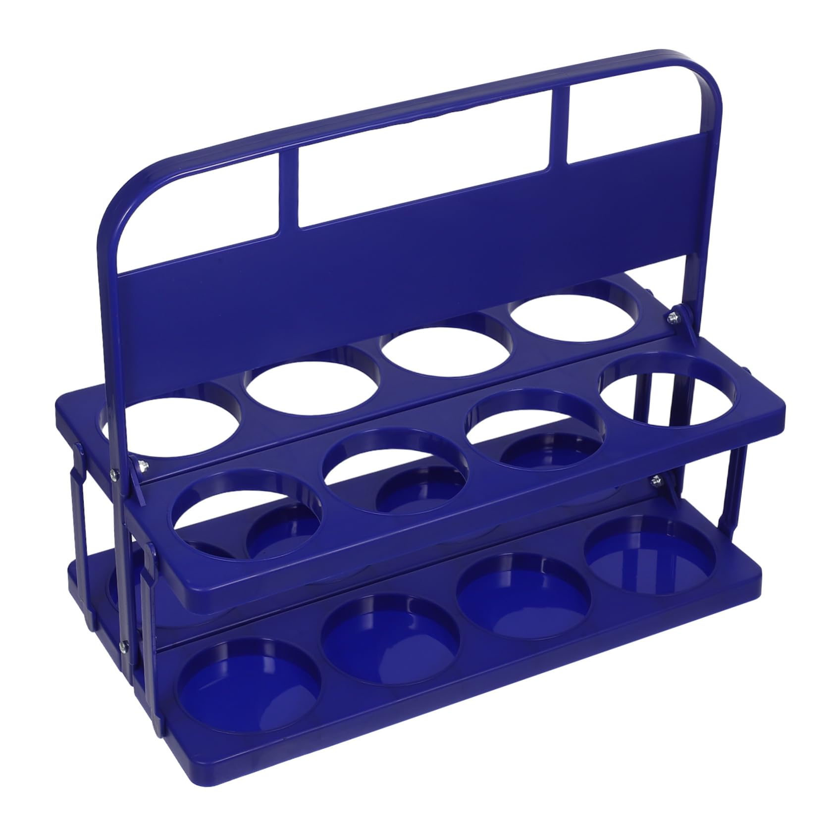 Ciieeo Foldable Plastic Drink Carrier with Ergonomic Handle Cup Reusable Beverage Holder for Bars Restaurants Events and Sports Activities Sturdy and Portable Beer Bottle