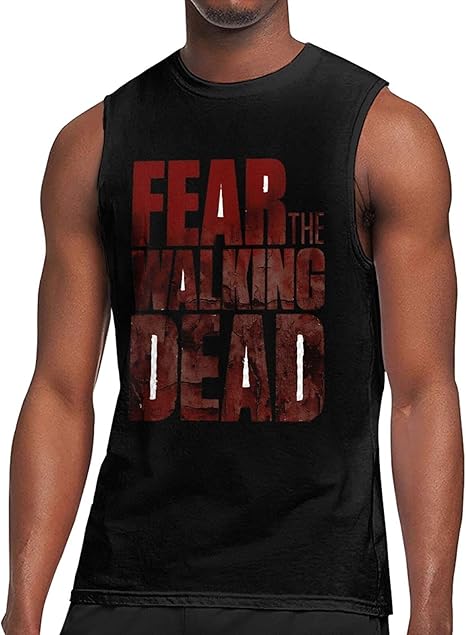 Amazon Co Jp Tシャツ ノースリーブ メンズ タンクトップ ウォーキング デッド ティーシャツ スポーツウェア スポーツシャツ トップス カットソー プリント 夏 丸首 袖無 ゆったり カジュアル インナーシャツ 通学 速乾 スポーツ 重ね着 ホーム キッチン