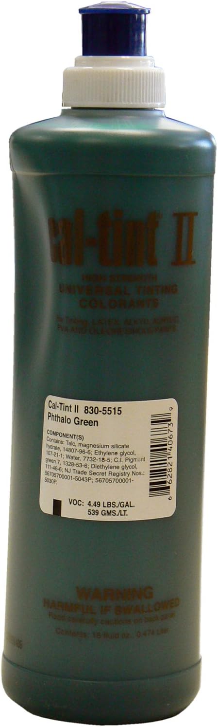 Chromaflo 830-0802 Cal-Tint II 16-Ounce Colorants Bulletin Red Green
