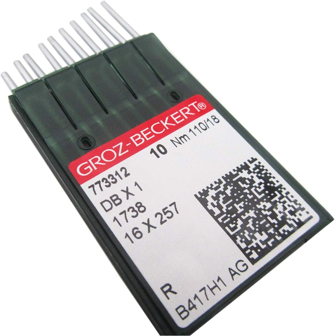 GROZ-BECKERT Needle in CKPSMS Clear Plastic Box - 40PCS GROZ-BECKERT DBX1 Sewing Machine Regular Point Needle Compatible with JUKI DDL,Brother DB2, & More - Image 3