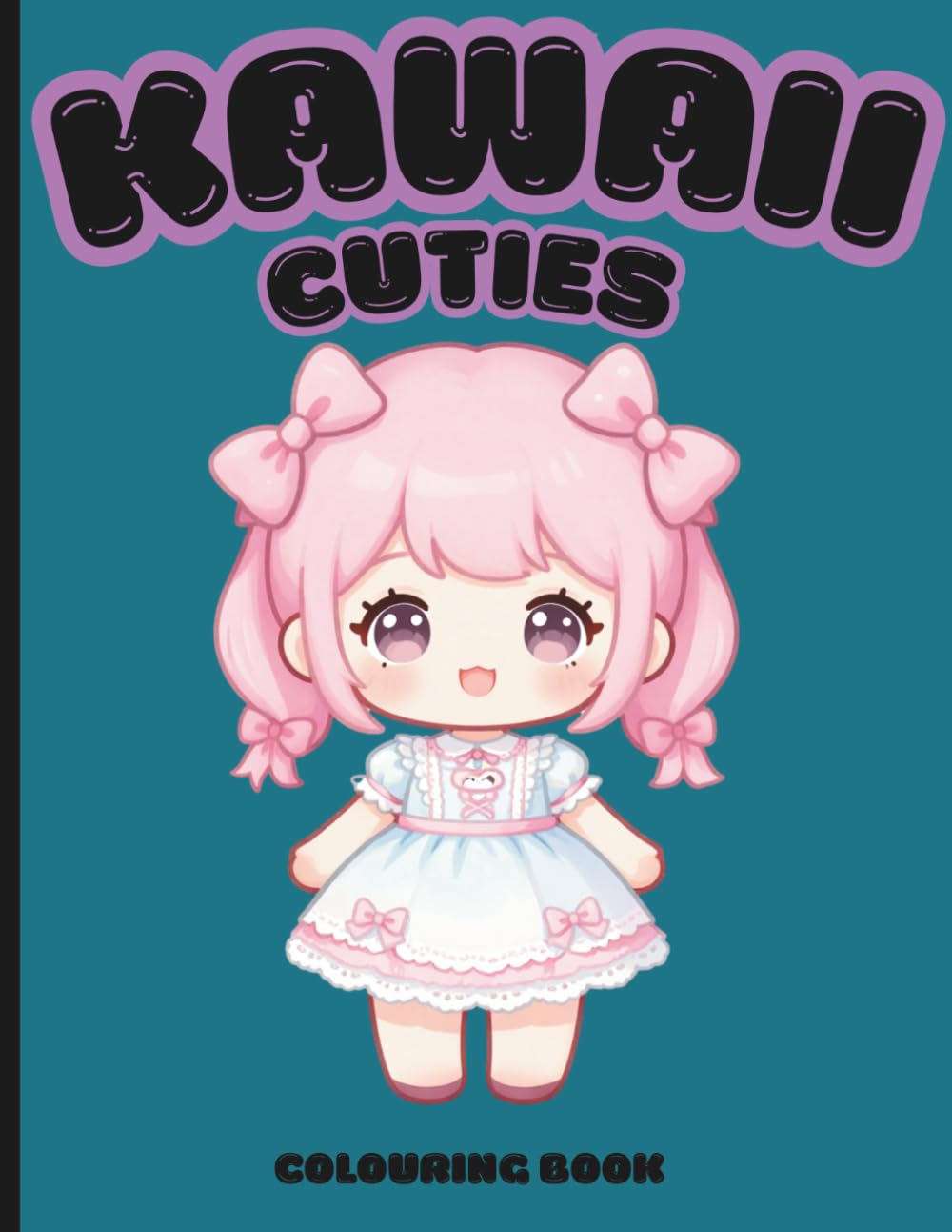 Kawaii Cuties: Colouring Book