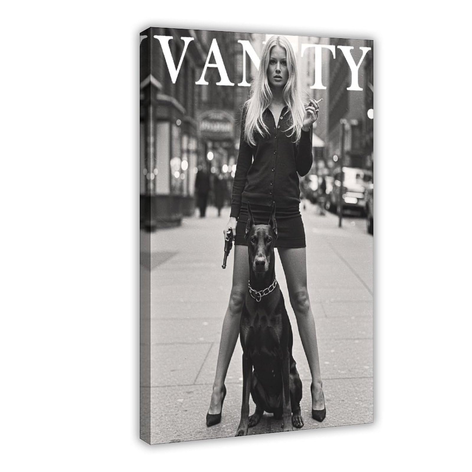 Jfecth Frame-Style Vanity Poster Canvas Poster For Home Decor Gift