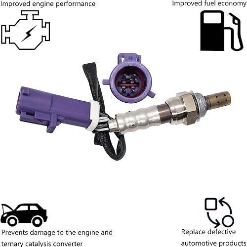 Miniatura 4 de 234-4555 Reemplazo del sensor de oxígeno de poste para Ford 2015 2014 2013 2012 2011 Fiesta 1.6L Auto Trans Manual Trans Downstream O2 sensor