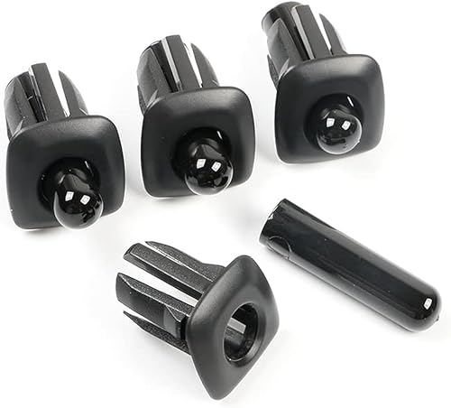 4 pines para pomo de bloqueo de puerta de automóvil + cubierta de tapa para BMW Serie 5 F10 F11 F18 520 523 525 528 530 2010-2016