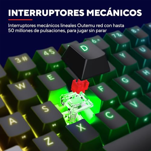 Variante de Trust Gaming Acira 60% programable Negro/Gris