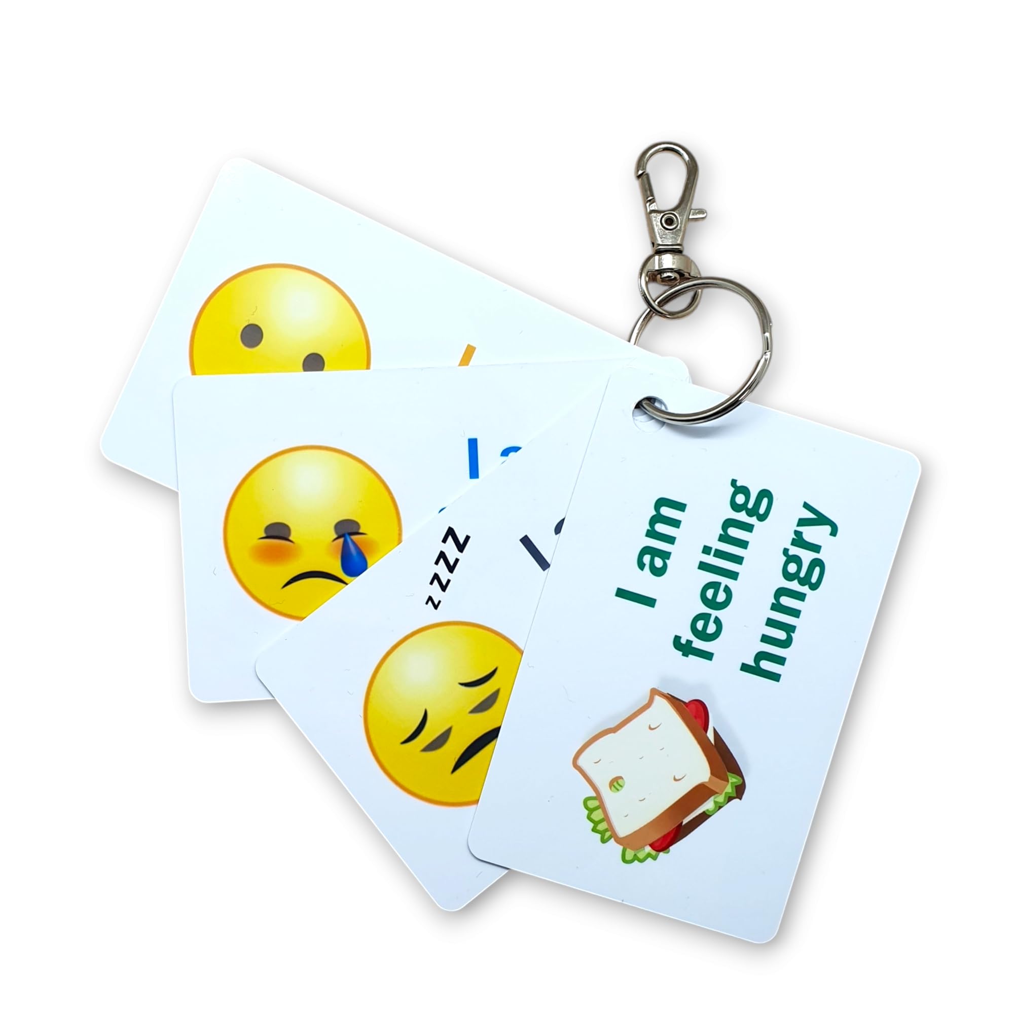Feelings Cards - Zones of Regulation Cards - Feelings Flash Cards - Emotions Cards - Communication Cards - PVC Cards
