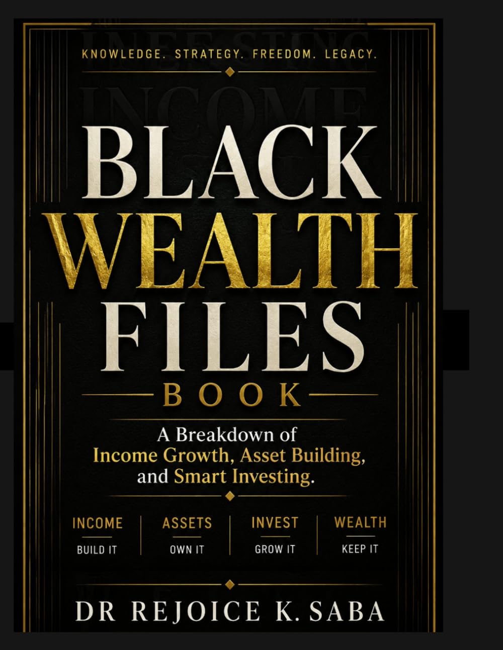 BLack Wealth Files Book: A Breakdown of Income Growth, Asset Building, and Smart Investing.