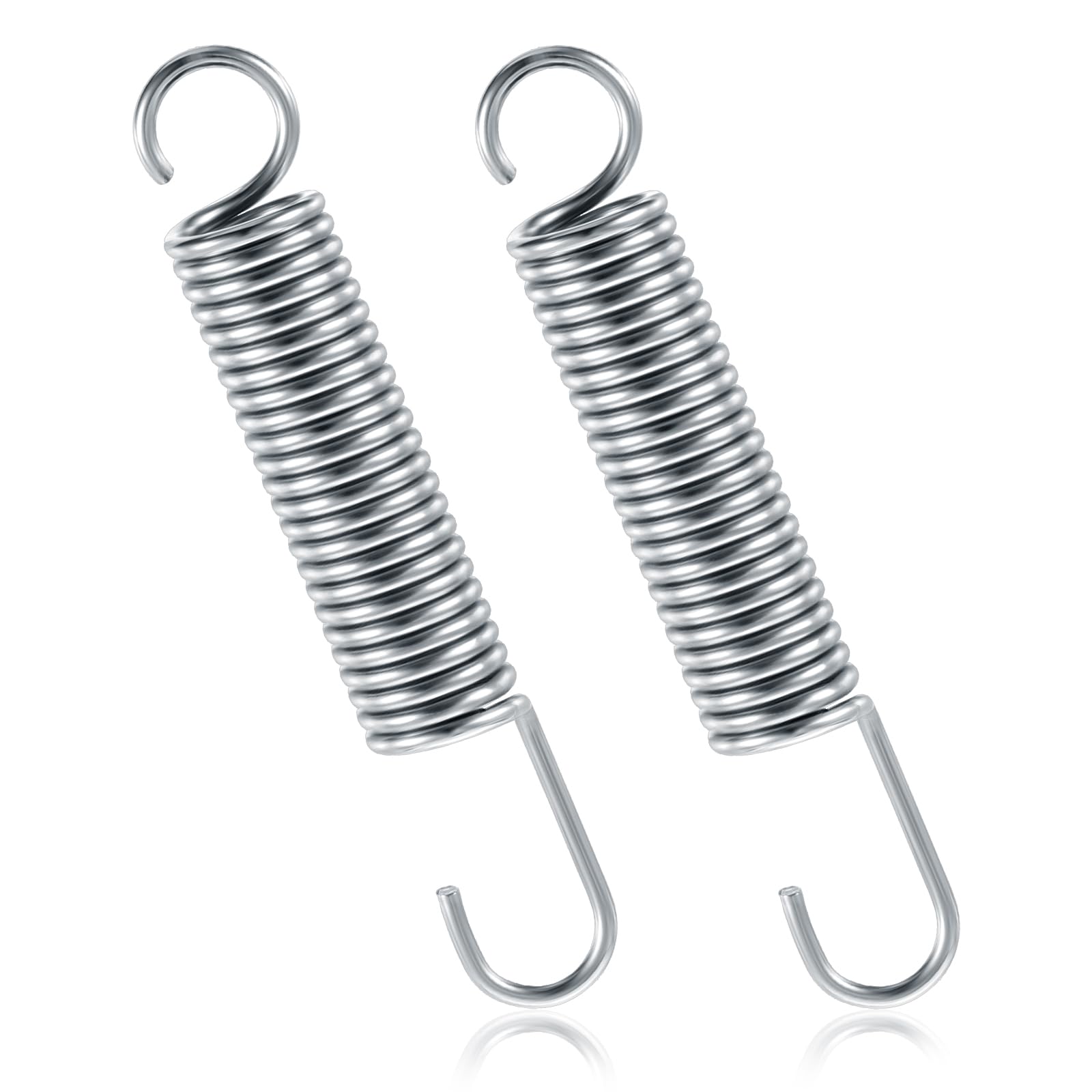 Mabor 3-1/2 Inch Recliner Springs Replacement Parts, 2Pcs Mechanism Furniture Extension Springs, Hooked Extension Springs, Long Neck Hooked, Recliner