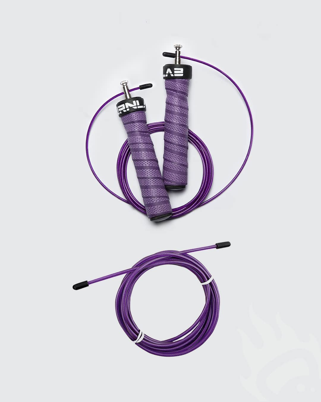 Burnlab Pro Performace Skipping Rope - Anti Slip, Adjustable, Ball Bearing Design for Gym, Crossfit, Double Unders, Speed Jumping, Boxing, Cardio and Weight Loss - for Men and Women (Purple) (B082VY7QYM) Amazon Price History, Amazon Price Tracker