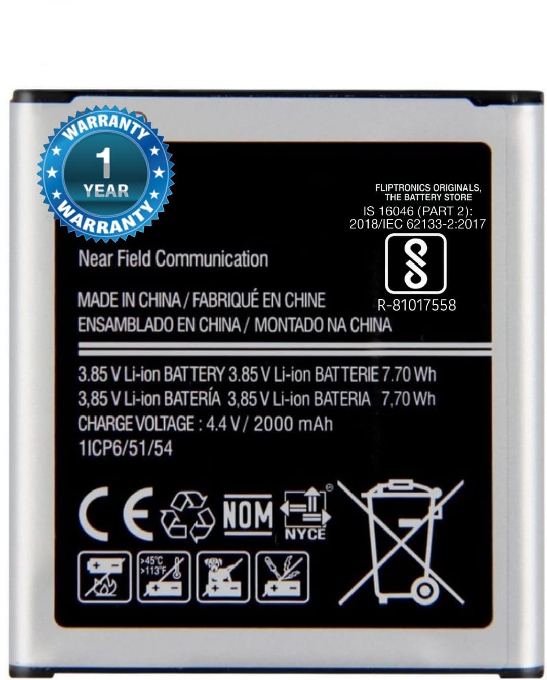 Original EB-BG360BBE Battery for Samsung Galaxy J2 (2015) / G360 / G361 / G3608 / Galaxy Core Prime Battery with 1 Year Warranty** (SEPAV56) (B0DHLDCSW4) Amazon Price History, Amazon Price Tracker