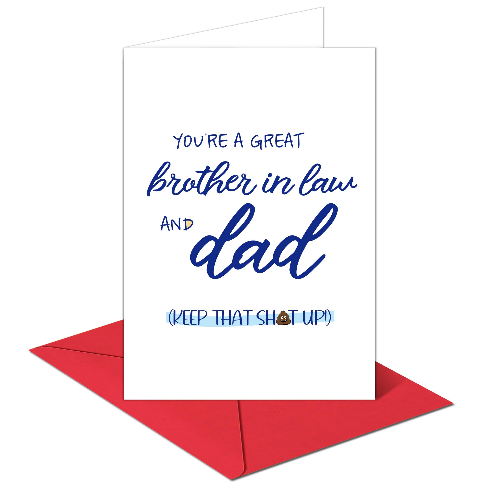 ARUSIMA Brother In Law Birthday Card - You Are A Great Brother In Law And Dad Card with Envelope, Funny Greeting Cards, Birthday Cards, Father's Day