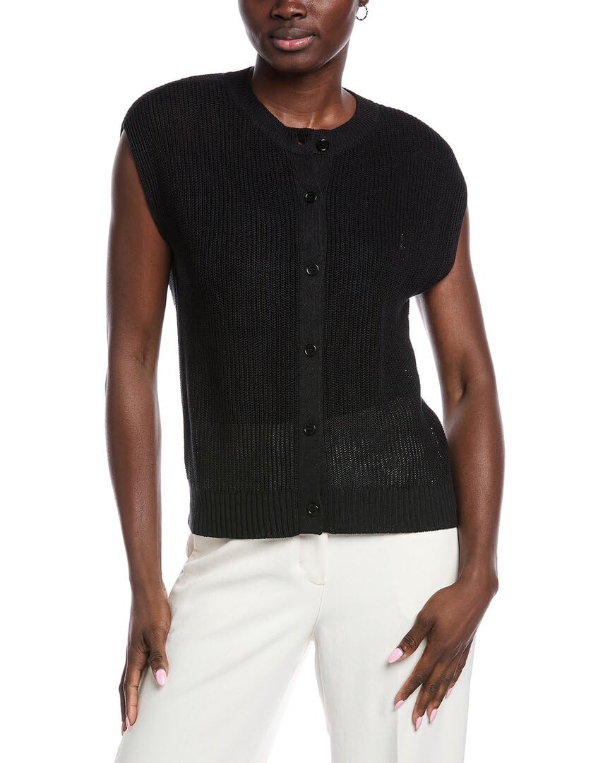 EILEEN FISHER Linen-Blend Vest