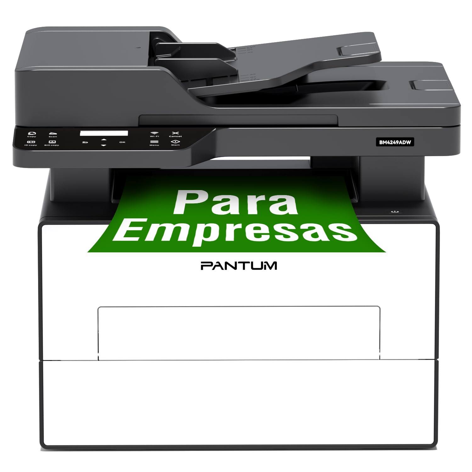 PANTUM BM4249ADW Impresora Láser Multifunción Monocromo Wi-Fi Direct, 30PPM Impresión Automática a Doble Cara, Impresión/Copia/Escaneado/ADF (USB, AirPrint, Mopria) Certificado ClimatePartner