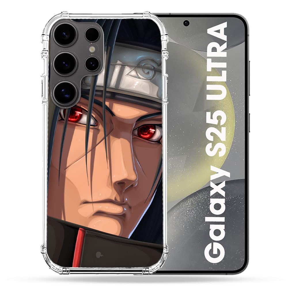 Cokitec Reinforced Case for Samsung Galaxy S25 Ultra Manga Naruto Itachi Face
