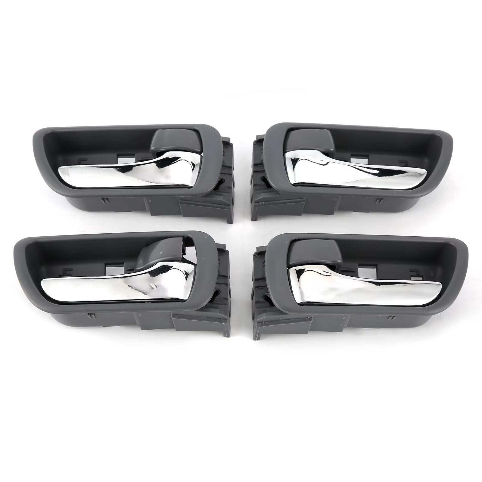 Bhzsbe One Color Car Side Plated Interior Door Handle Fit For Toyota For Camry 2002‑2006 4Pcs Interior Door Handles Driver And Passenger Side 69206‑33030