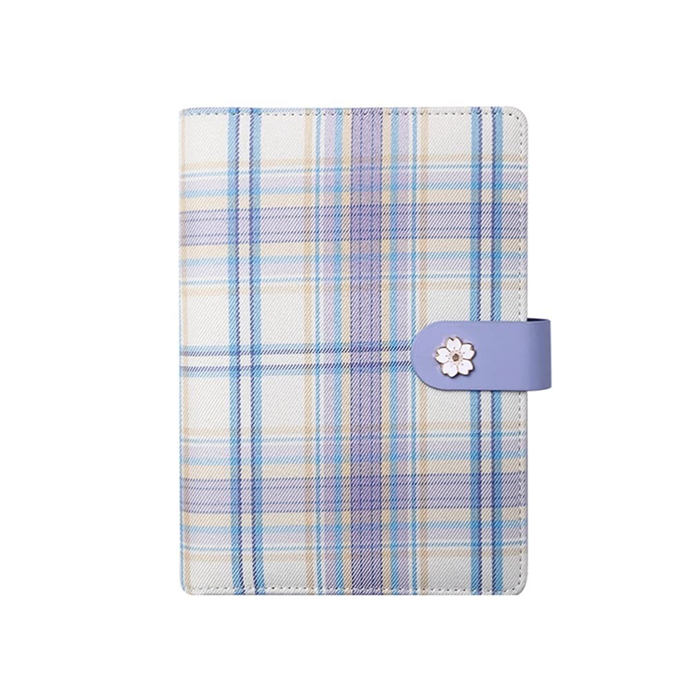 Notebooki 128 arkuszy B6 notatnik poziomy książka dziennik gruby papierowy pamiętnik do biura i domu artykuły szkolne 14 x 20 cm papier (kolor: niebieski fioletowy)