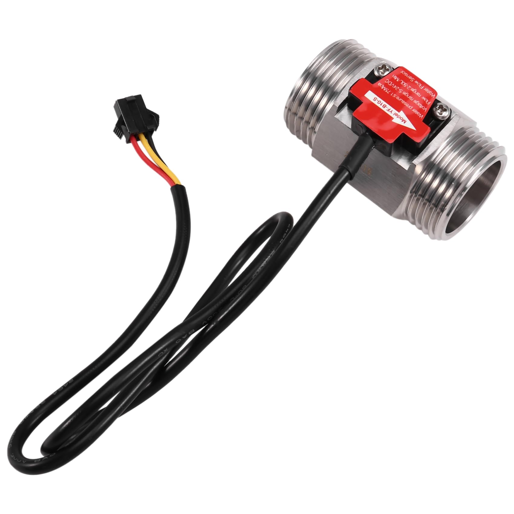 Urbannest -B10-S 1Inch Hall Effect Meter Water Sensor Liquid Meter Industrial Fluid Rate Sensor For Plumbing