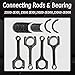 G4NB 1.8L Engine Overhaul Rebuild Kit w/Crankshaft Con-rod Piston Kit Timing Chain Kit VVT Sprocket Fit For Hyundai Elantra Kia Forte 2012-2016 Replaces OE #23110-2E711 622V6-2EH00 23041-2E100