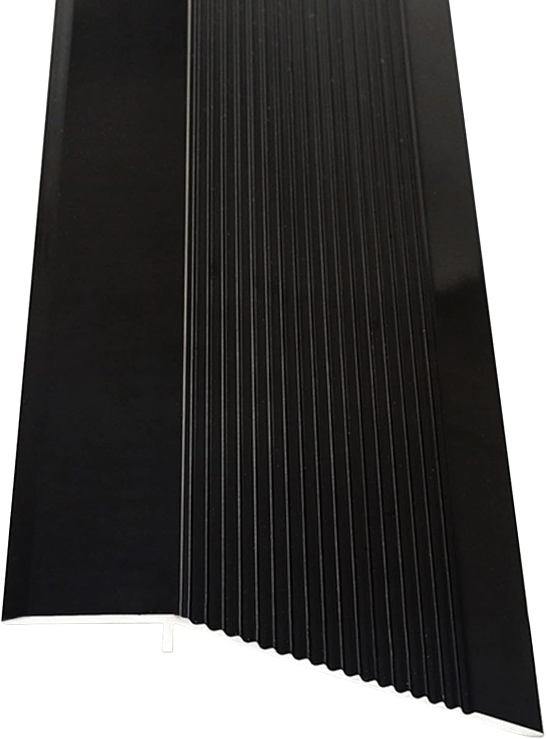 Door Edge Black Edge Threshold Carpet/Door Tile 10cm Wide Vinyl Flooring Transition Strips for Floors (Length 90cm/35 in)
