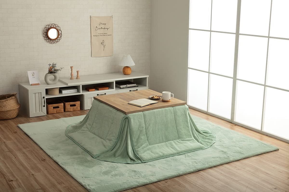 こたつ布団 正方形 イケヒコ 省スペース 無地調 ピスタチオグリーン  IKE-6842899 Amazon｜イケヒコ こたつ 布団 正方形 ラピアス 省スペース ピスタチオ