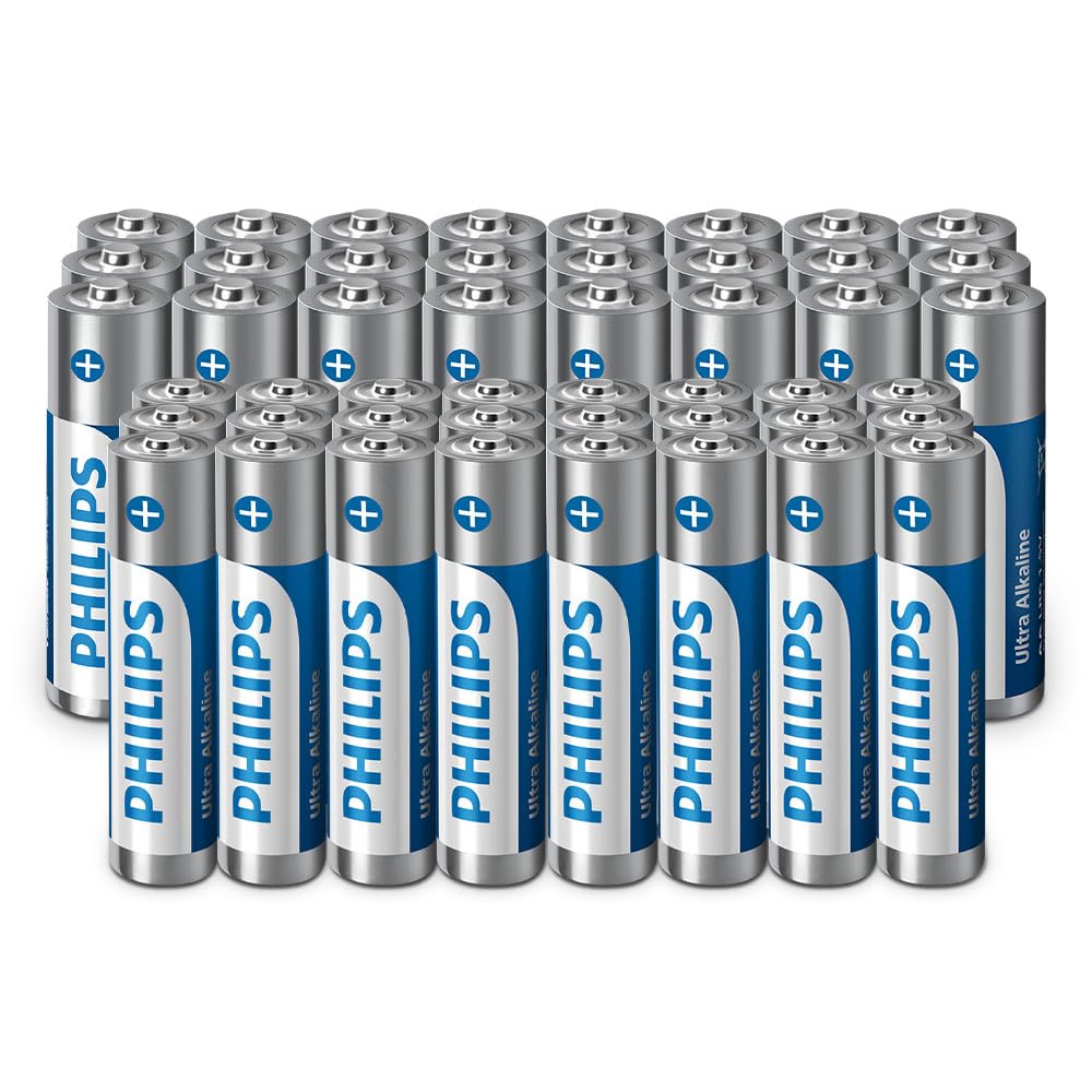 Philips Philips Ultra AA/AAA Alkaline Batteries Combo - Multi-Use for Various Devices, Pack of 48