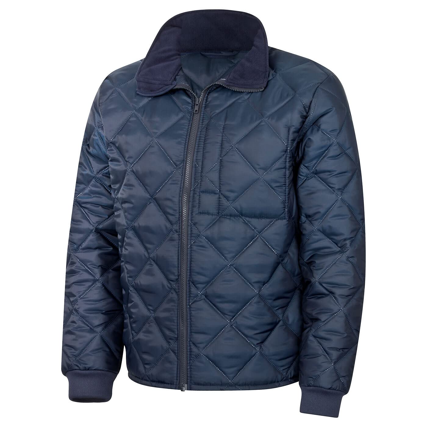 securesse Thermo-Steppjacke mit Kragen Farbe: blau Größe L
