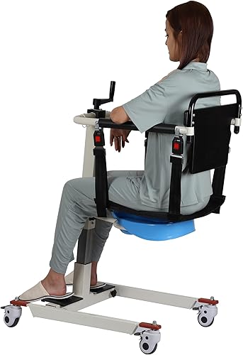 Miniatura 3 de Silla de ruedas para traslado de paciente, silla de ruedas para baño y ducha con ruedas para personas mayores con discapacidades, personas mayores