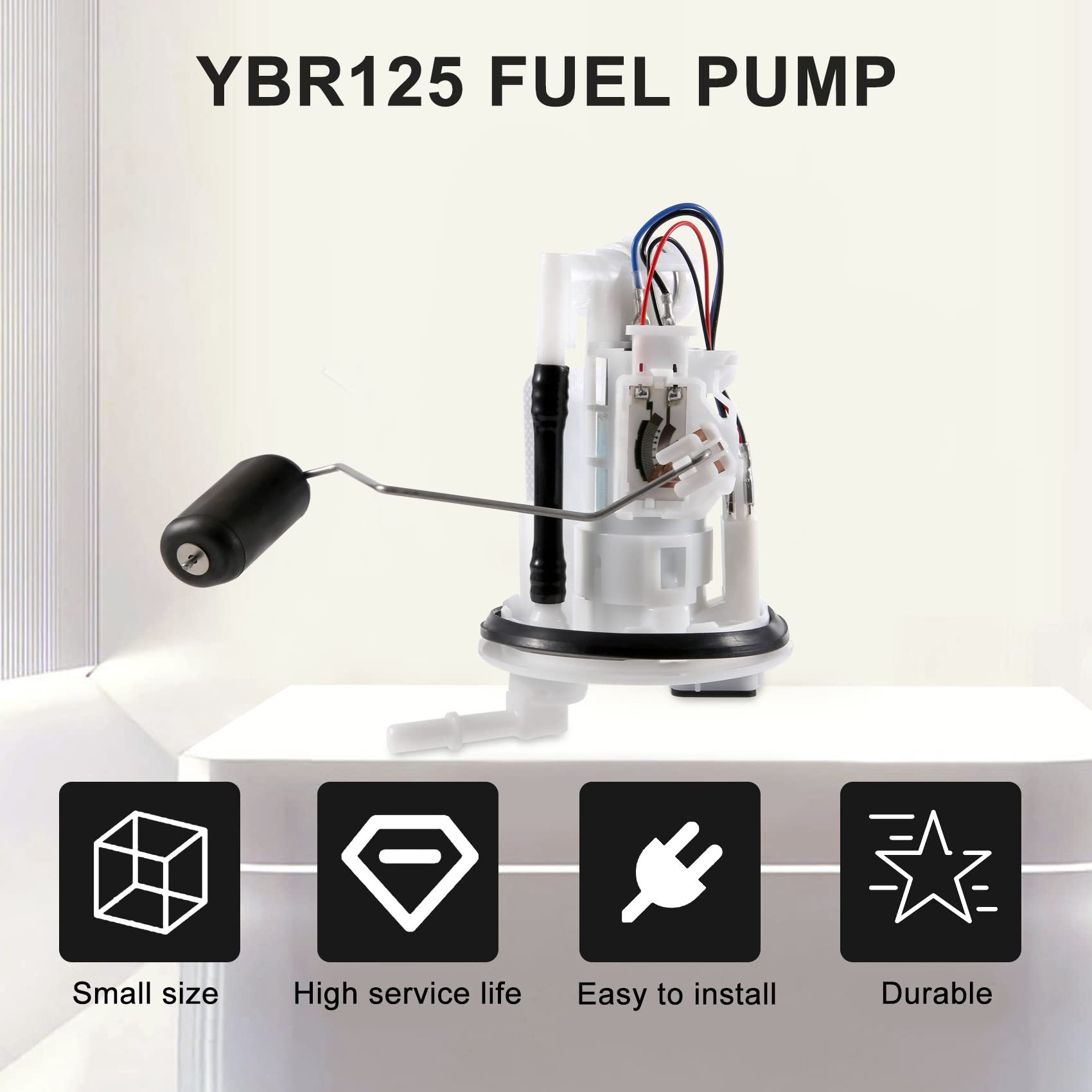 Bomba de combustible para tanque de motocicleta, bomba de transferencia de combustible para YBR125 YBR 125 accesorios 3D9-13907-10-00
