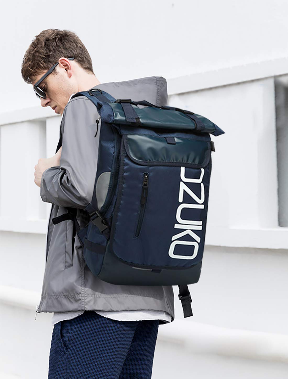 FANDARE Plecak na laptopa 15,6 cala Plecak wspinaczkowy Daypack Tornister męski damski poliester