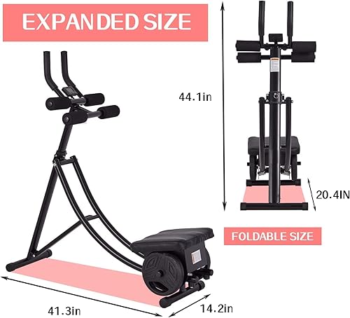 Miniatura 3 de Entrenadores abdominales Máquina abdominal para entrenamiento de núcleo y abdominales, equipo de entrenamiento abdominal en casa, equipo de