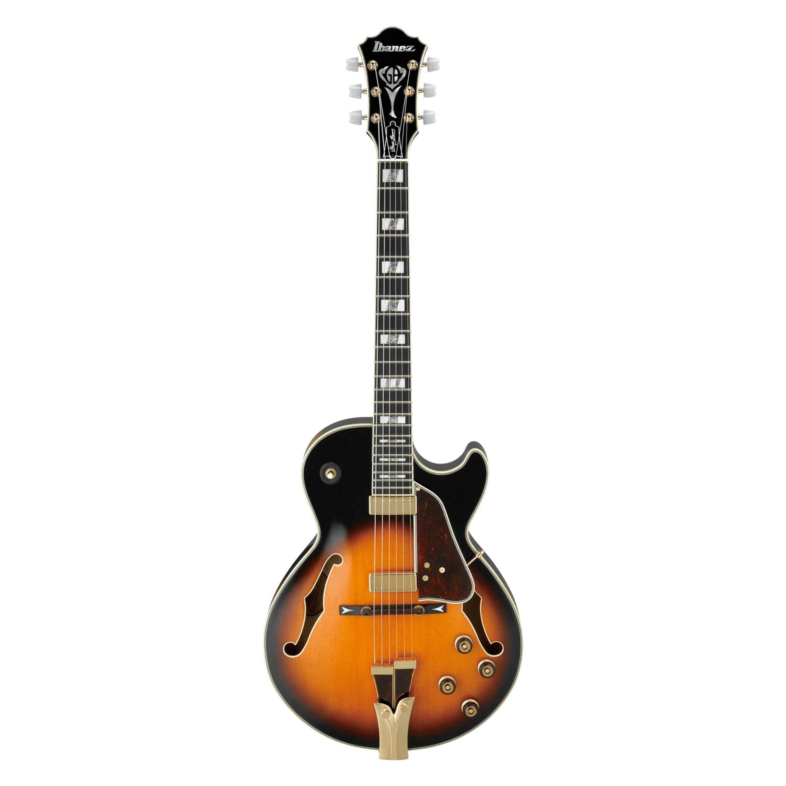 Amazon.com: Ibanez George Benson Signature GB10 - Brown Sunburst