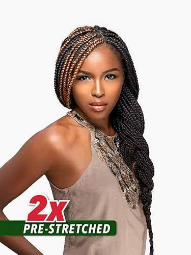 Miniatura 9 de Sensationnel - Trenzas de cabello sintético XPRESSION 2X preestiradas de 48 pulgadas (paquete de 3, 1B)