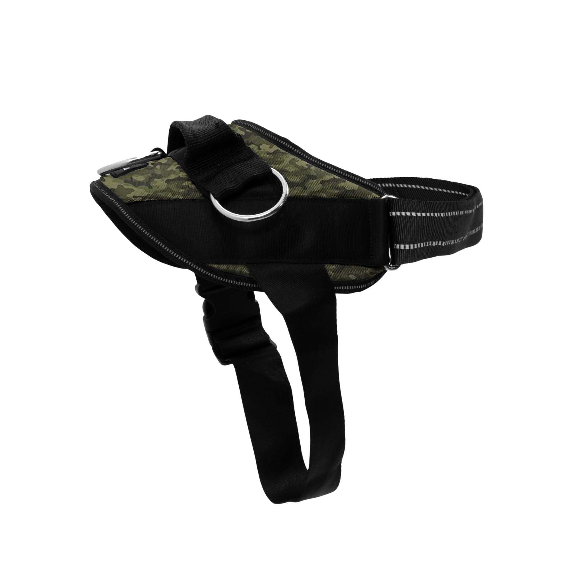ShawnCo Essential Dog Harness, No-Pull Pet Vest with 3 Leash Clips, No Choke, Reflective, Adjustable and Padded, for Easy Walking and Training for Small, Medium and Large Dogs (Military Camo, L) โ image 1