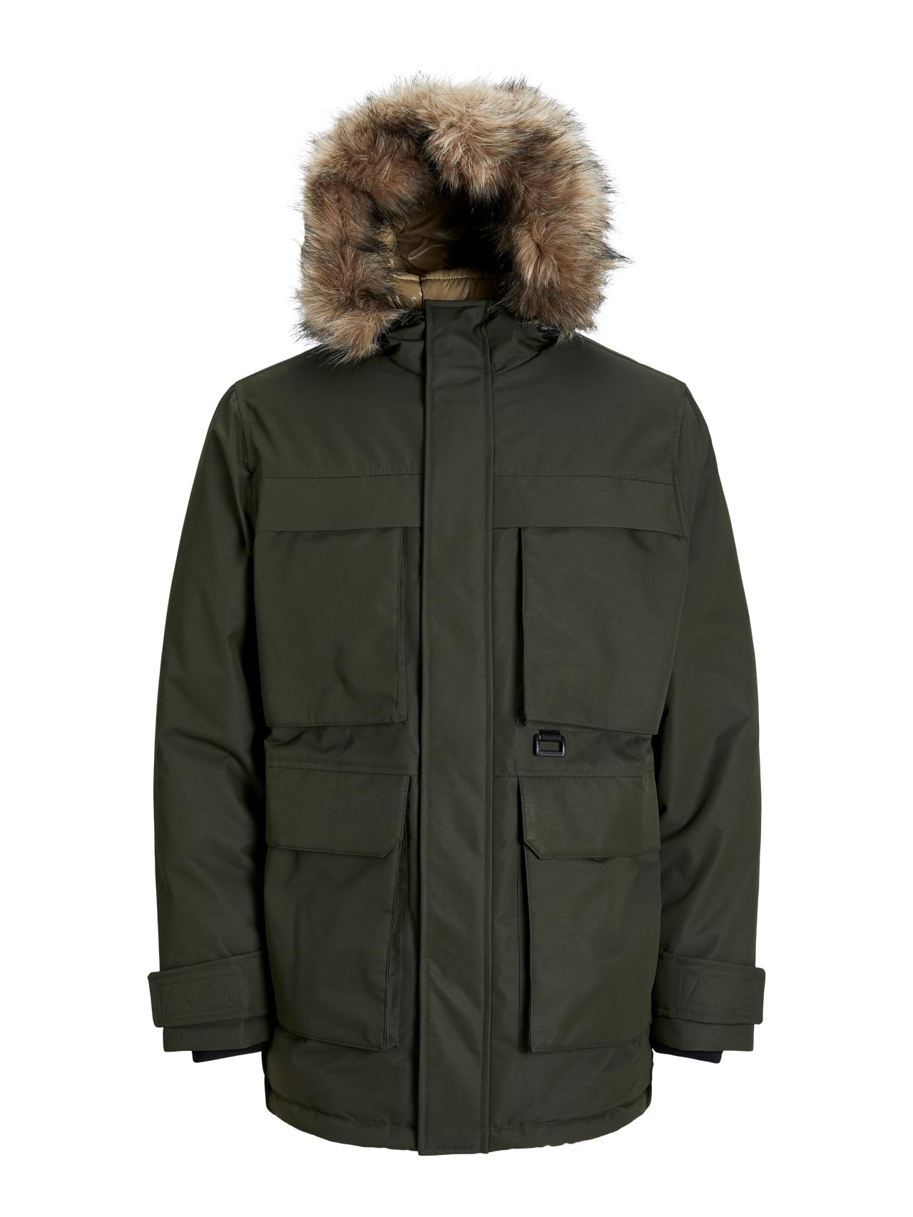 Jack & Jones Men's Rosin/Detail: No Badge Jjstar Parka Jacket, M
