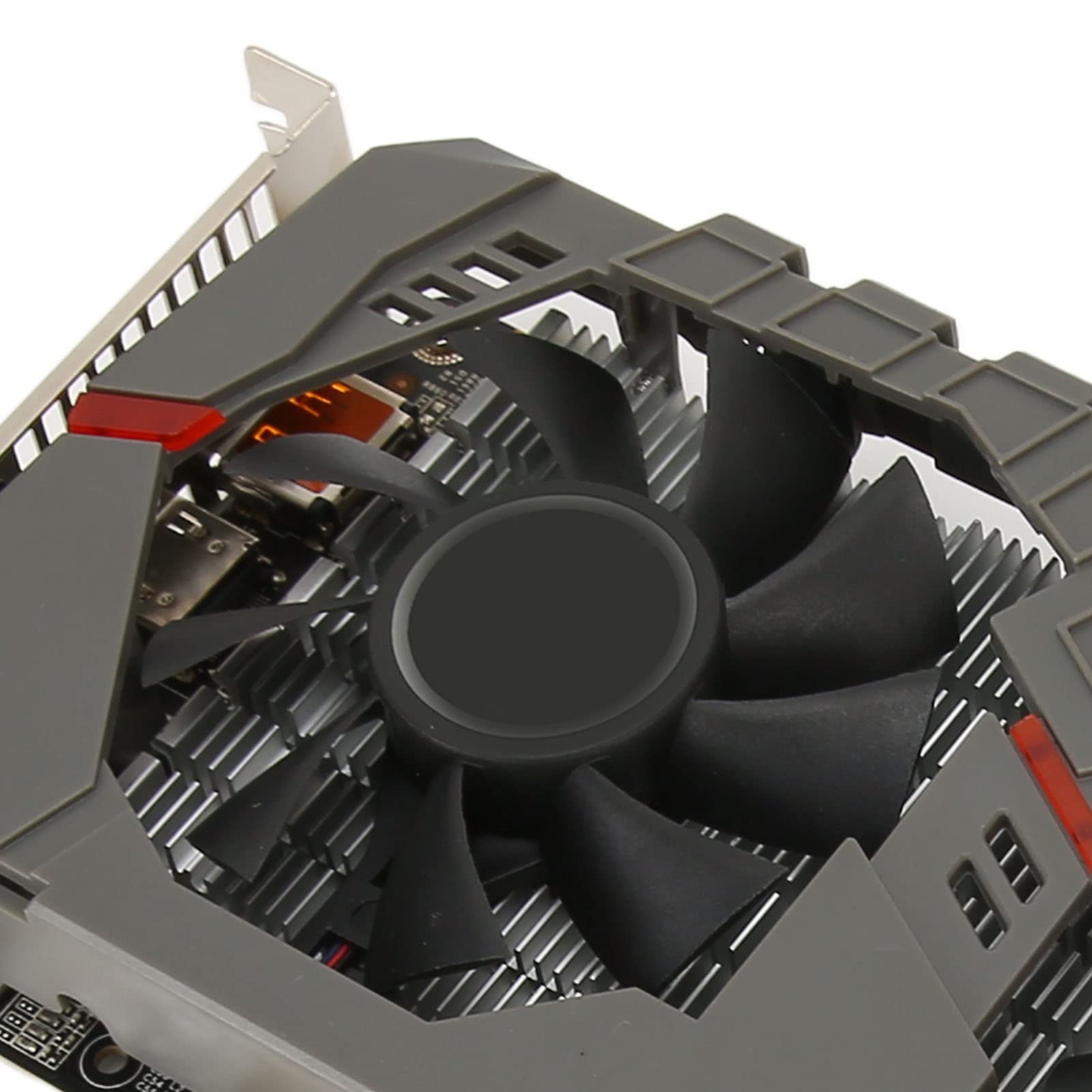 Scheda Grafica GPU, Raffreddamento a Doppia Ventola da 2 GB, 7010 MHz, Scheda Grafica da Gioco Basso Rumore, 128 Bit per Desktop