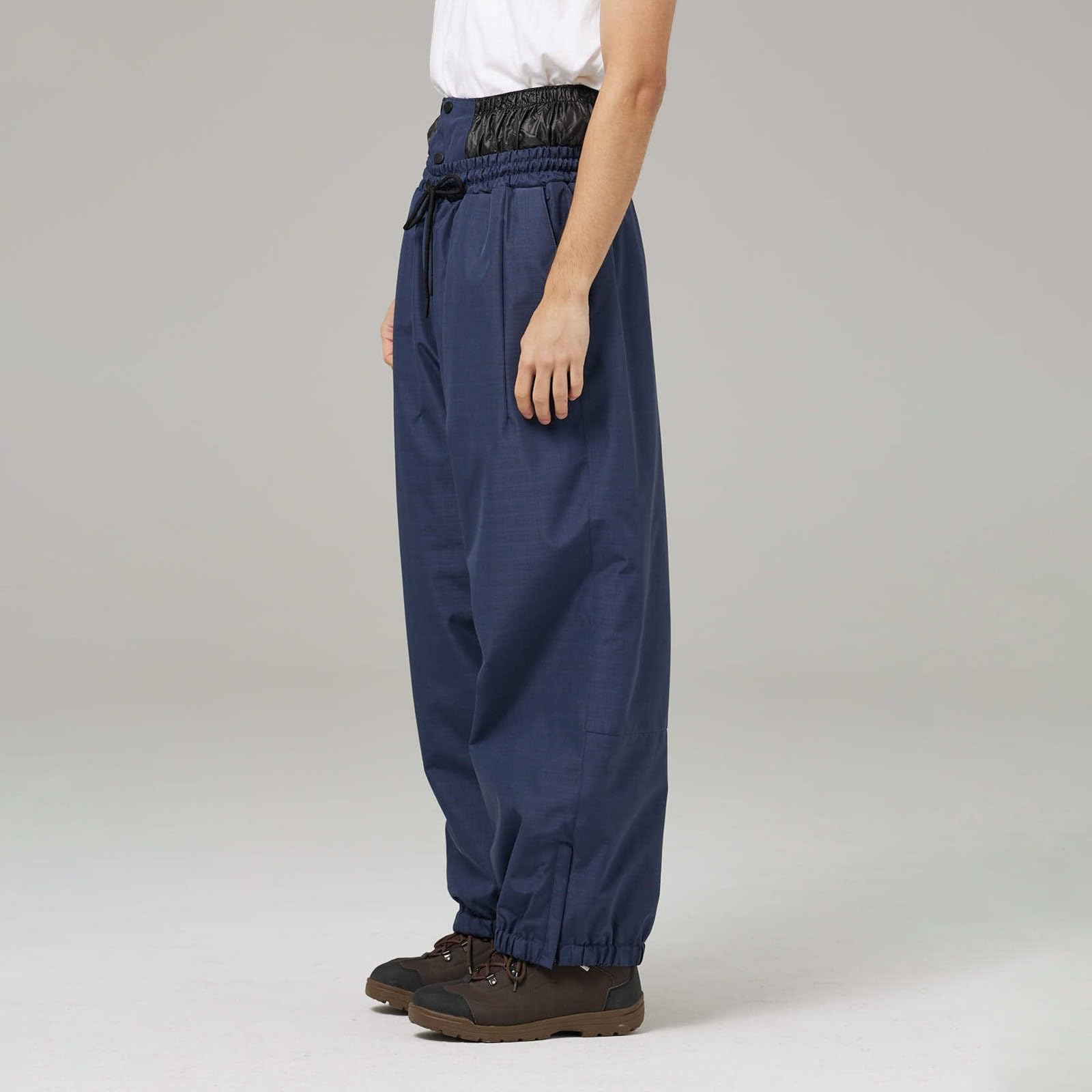 Generico Pantaloni Neve Uomo Imbottiti Pantalone Neve Invernali Baggy Snowboard Pants Caldo Pantaloni Sci Tecnici Salopette Trekking