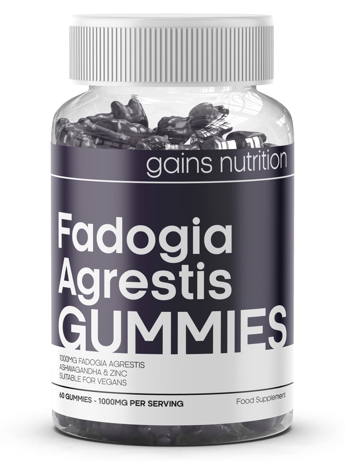Buy Fadogia Agrestis Gummies 1000mg With Ashwagandha & Zinc High