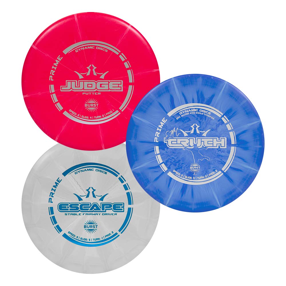 Dynamic Discs 3 Disc Prime Burst Starter Set Set Includes a Prime