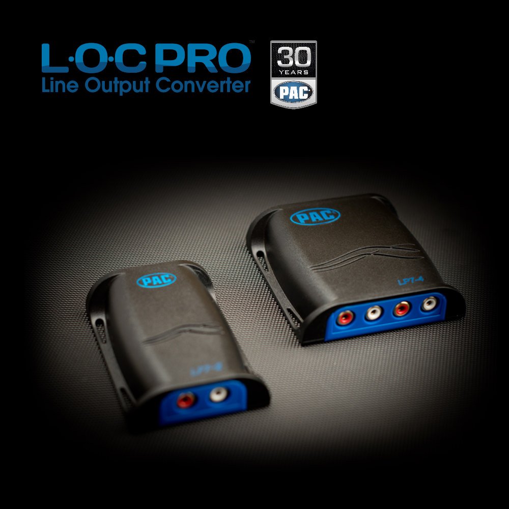 PAC LP5-2 L.O.C. PRO aktiver High/Low Converter 2-CH 55W mit Cinch-In