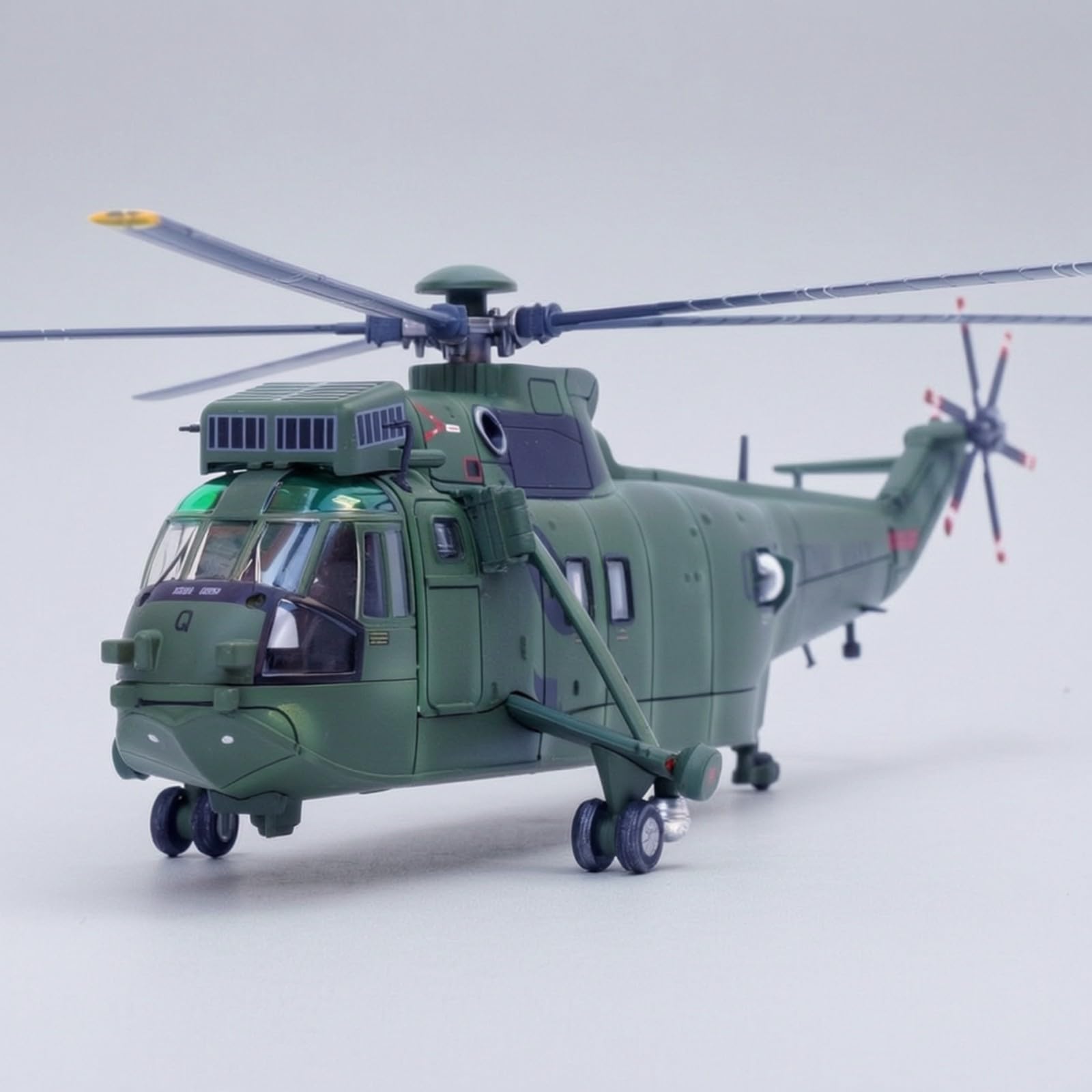 Modellino di Elicottero Premium Modello Militare da Collezione Robusto Elicottero in Miniatura per Collezionisti, Modellisti