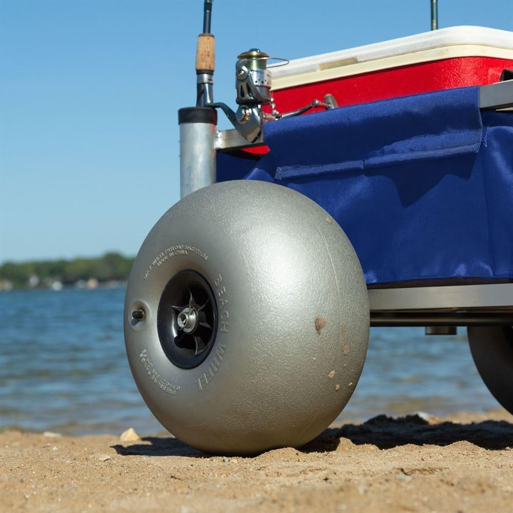 Honseadek Lot de 2 roues de chariot de plage pour kayak