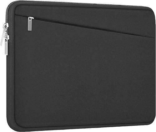 Funda para laptop de 15.6 pulgadas, bolsa de transporte duradera para computadora, funda protectora con bolsillo frontal, funda para laptop para